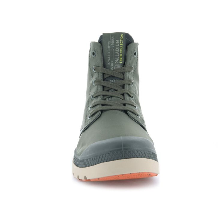 Palladium Pampa Lite+ Recycle WP+ Laarzen Heren Olijfgroen | NL 84QPEUI